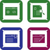 clean code and case study Icon vector