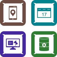 Gps Service and Event Management Icon vector