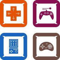 dirección llave y juego de azar controlar icono vector