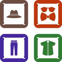 Hat and Hipster Style Icon vector