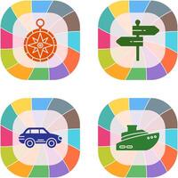 Compass and Direction Icon vector