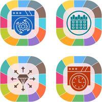 Update and Calendar Icon vector