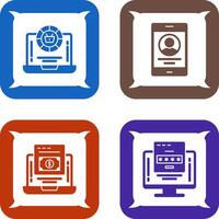 Token and Profit Icon vector