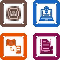 Cpu and Lamp Icon vector