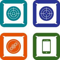 Goal and Target Icon vector