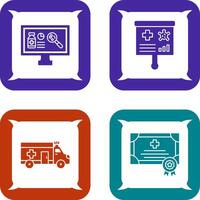 Research and Preesentation Icon vector