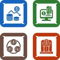 Money Loss and Online Payment Icon vector