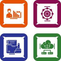 Consulting and Automated Icon vector