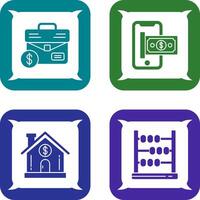 Suitcase and Smartphone Icon vector