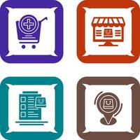 Add to Cart and Online Shopping Icon vector