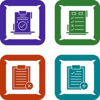Today to Done Check List and Checkmark Icon vector