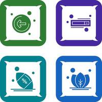 Left Arrow and Switch Icon vector