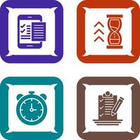 Check List and Quick Response Icon vector