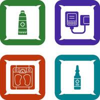 Ointment and Blood Icon vector