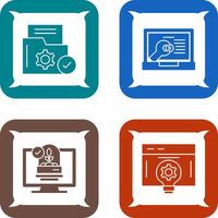 Folder and Repair Icon vector