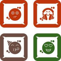 Neutral and Headphones Icon vector