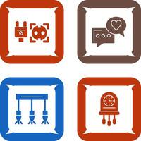 Socket and Chat Icon vector
