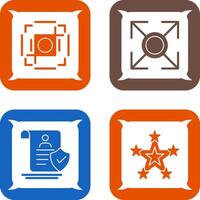 crop and expand Icon vector