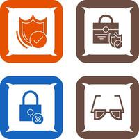 Shield and care Icon vector