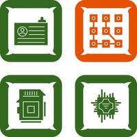 Account and Pattern Icon vector