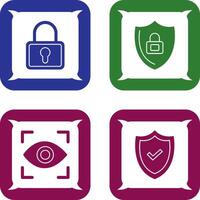 Lock and Privacy Icon vector