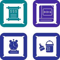 History and Math Icon vector