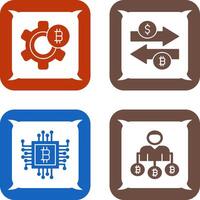 Setting and Money Exchange Icon vector