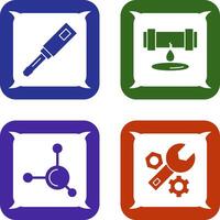 Screwdriver and Leak Icon vector