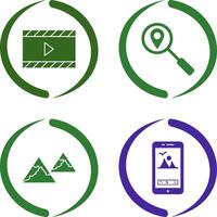 animation and tracking services Icon vector