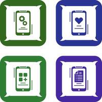 Setting and Favourite Icon vector