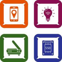 Gps and Smart Energy Icon vector