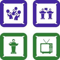 Protest and Debate Icon vector