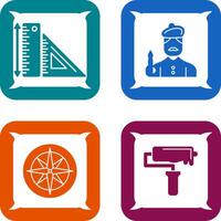 Rules and Artist Icon vector