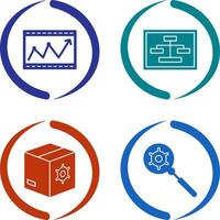 SEO and Seo Structure Icon vector