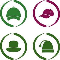 Cap and Hat Icon vector