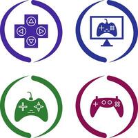 Gaming Control and Online Games Icon vector