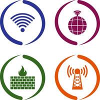 Signal on User and global Signals Icon vector