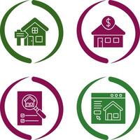 Rent and Residential Icon vector