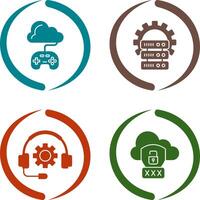 Gaming and Server Icon vector