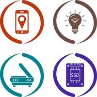 Gps and Smart Energy Icon vector