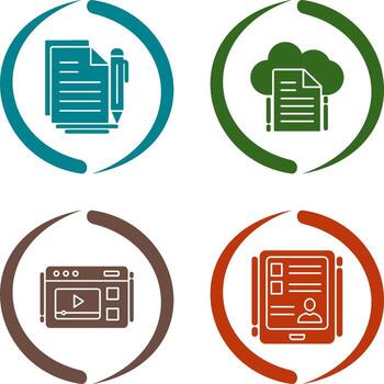 Document and File Icon vector