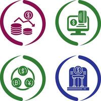 Money Loss and Online Payment Icon vector