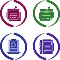 Note and Note Icon vector