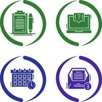 Contract and Question Icon vector