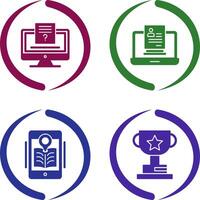 Quiz and Registration Icon vector