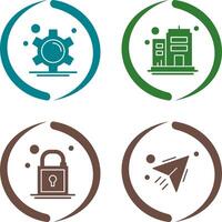 Gear and Company Icon vector