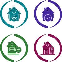 Vent and Houses Icon vector