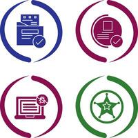 File Protection and Guarantee Icon vector