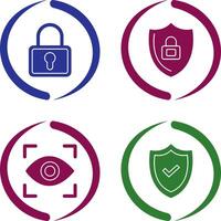 Lock and Privacy Icon vector