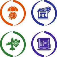 Protection and House Icon vector